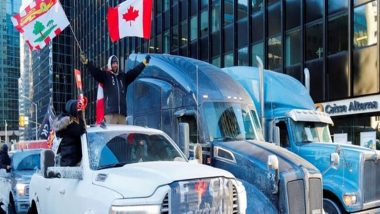 Canada Truckers Protest: India Asks Its Citizens To 'Remain Alert' Amid COVID-19 Protest in Ottawa