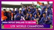 India Defeat England To Win ICC U19 World Cup 2022
