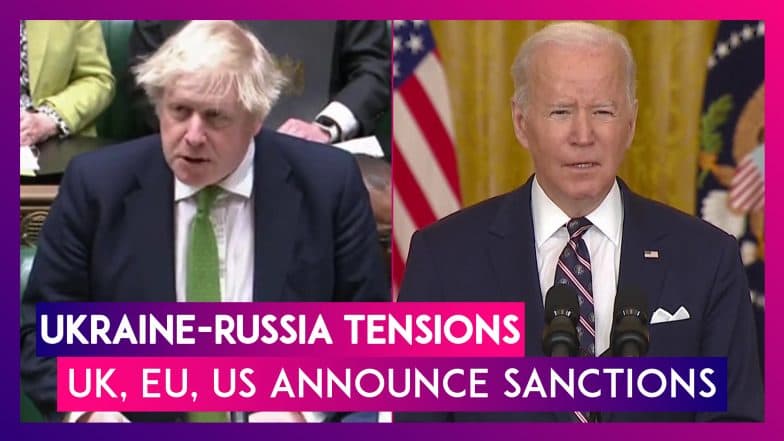 Ukraine Russia Tensions Uk Eu Us Announce Sanctions Over Putins