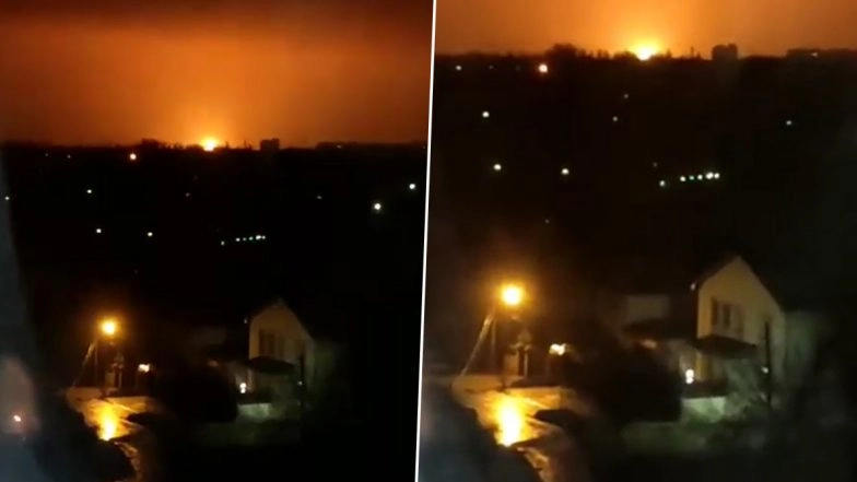 Powerful Explosion Hit Luhansk Amid Escalating Tensions Between Russia, Ukraine