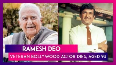 Ramesh Deo, Veteran Bollywood Actor Dies, Aged 93