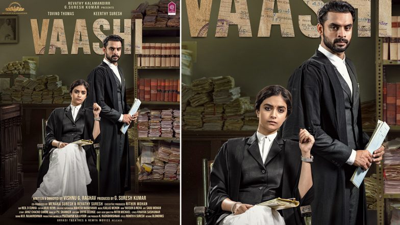 Vaashi: Tovino Thomas and Keerthy Suresh Play Lawyers in First Look Poster of the Malayalam Film!