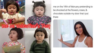 Happy Valentine's Day 2022 Funny Memes & Jokes: From 'Surprising YOURSELF With Flowers' to 'Throwing Rocks at Couples', Check out Hilarious Posts to Celebrate Single Life on February 14