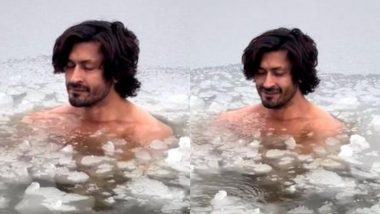 Vidyut Jammwal Impresses the Internet by Jumping Into a Frozen Lake Shirtless; Video Goes Viral!