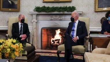 World News | US, Germany Working in 'lockstep' to Counter Russian Aggression: Biden