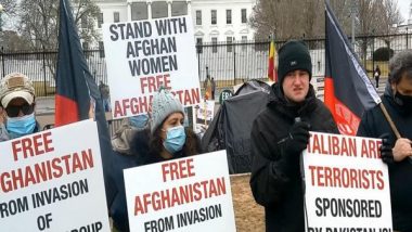 World News | Afghan Activists in US Protest Against 'Pakistan-sponsored Taliban'