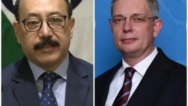 World News | Russian Envoy Discusses Bilateral, International Issues with Shringla