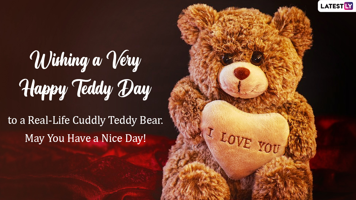 Happy Teddy Day 2022 Images & Quotes: Latest Wishes, HD Wallpapers Of Cute  Teddy Bears And Romantic Messages To Celebrate the Fourth Day of  Valentine's Week