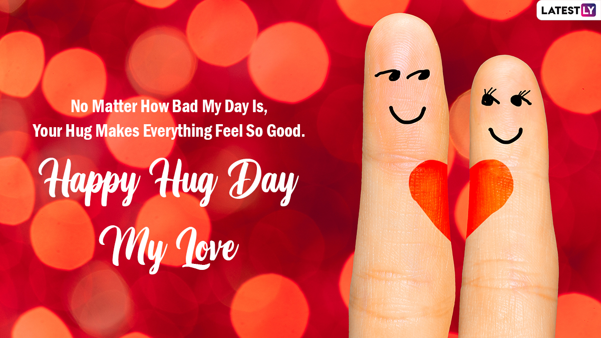 Hug Day 2022 Wishes & HD Images: WhatsApp Status Messages, Greetings ...
