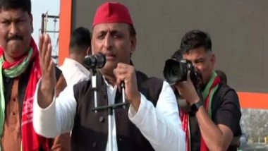 India News | UP Election: Yogi Adityanath Distributing Laptop but Can't Operate One, Says Akhilesh Yadav