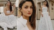 Gangubai Kathiawadi: Alia Bhatt Stuns in a White Off-Shoulder Gown for the Film&rsquo;s Premiere at Berlinale (View Pics)