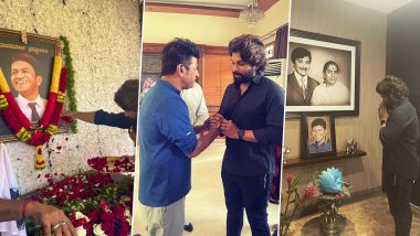 Allu Arjun Visits Late Kannada Actor Puneeth Rajkumar’s Family In Bengaluru, Shares Pictures On Social Media