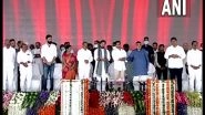 India News | Nitin Gadkari, Andhra CM Inaugurate West Flyover at Vijayawada Benz Circle