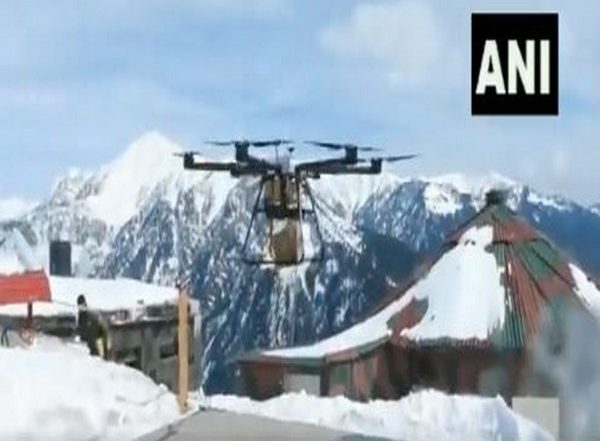 Indian Army Uses Drones to Supply Booster Dose of COVID-19 Vaccine to Forward Troops in Jammu and Kashmir