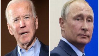 US President Joe Biden Condemns Russia's 'Unprovoked, Unjustified Attack' on Ukraine