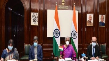 Business News | Sitharaman Pitches for Early Resolution of Taxation Issues Faced by Indian Firms in Australia