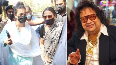 RIP Bappi Lahiri: Kajol Arrives With Mother Tanuja At The Veteran Singer-Composer’s Residence To Pay Last Respects (View Pics/Watch Video)