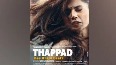 Entertainment News | Taapsee Pannu Marks Two Years of 'Thappad', Writes, 'a Movie That Slapped Patriarchy'