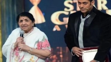 Entertainment News | Salman Khan Sings 'Lag Jaa Gale' in Emotional Tribute to Lata Mangeshkar