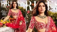 Bhumi Pednekar Is &lsquo;The Sexy Bride&rsquo; in a Gorgeous Red Lehenga for Latest Magazine Cover Shoot (View Pic)