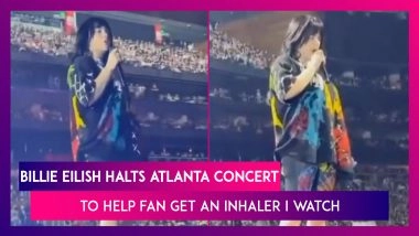 Billie Eilish Halts Atlanta Concert To Help Fan Get An Inhaler, Watch