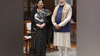 India News | PM Modi Meets JMI VC Prof Najma Akhtar, Lauds Her for Taking the Institution to New Heights