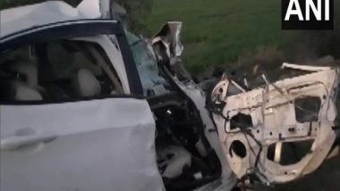 India News | Three Dead, One Injured After Car Collides with Tractor Trolley in Haryana's Rohtak