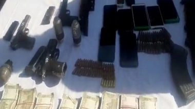 India News | Four Terrorists Arrested by Sopore Police, Al-Badr Module Busted in Kashmir