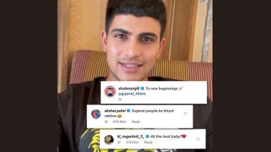 Gujarat Titans Have a Witty Take On Comments From Shubman Gill’s Post After Latter Shares Video on Starting Afresh for New IPL Franchise