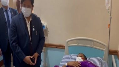 India News | Manipur Polls: Meghalaya CM Sangma Visits Father of NPP's Andro Candidate Shot During Campaign