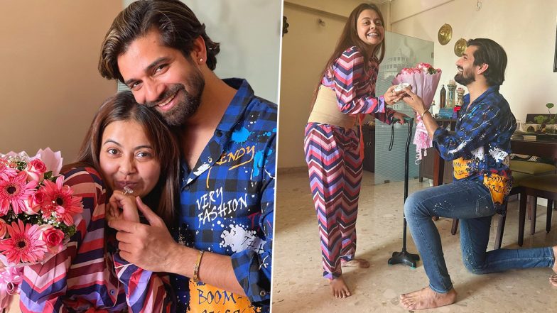 Devoleena Bhattacharjee Is Engaged to Boyfriend Vishal Singh, Flaunts Her Huge Ring in Happy Pictures From the Proposal