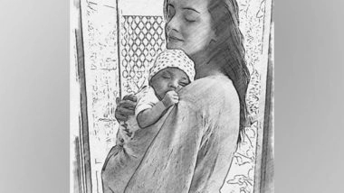 Entertainment News | Dia Mirza Captures Her Baby Boy Talking to Plants