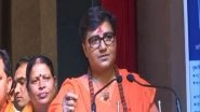 India News | People Who Are Not Safe in Their Houses Need to Wear Hijab, Says BJP's Sadhvi Pragya