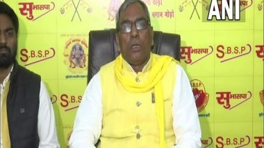 India News | Omprakash Rajbhar Alleges Attack on Party Candidate, Seeks Security from EC