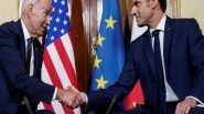 World News | Biden Speaks with Macron, Discusses Diplomacy, Deterrence Efforts in Response to Russian Military Build-up
