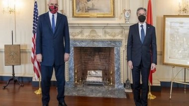 World News | Blinken Discusses Ukraine Crisis with Visiting Albanian Prime Minister