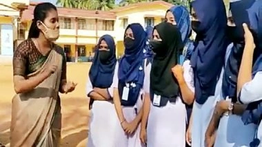 India News | K'taka: Udupi College Development Panel Vice President Alleges Girls Involved in Hijab Row Received CFI Training