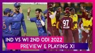 IND vs WI 2nd ODI 2022 Preview & Playing XI: Hosts Look for Series Win