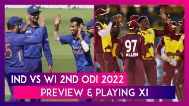 IND vs WI 2nd ODI 2022 Preview & Playing XI: Hosts Look for Series Win