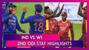 IND vs WI 2nd ODI Stat Highlights: Rohit Sharma Wins First Series As Full-Time Captain