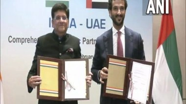 World News | India, UAE Sign Comprehensive Economic Partnership Agreement