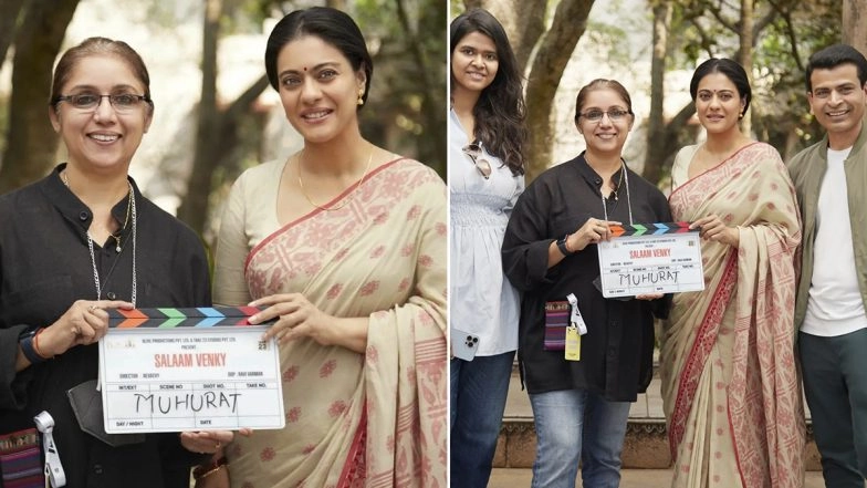 Kajol and Revathy Begin Shoot for Salaam Venky
