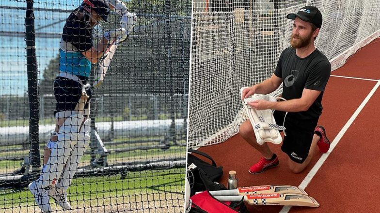 Kane Williamson Returns to Training After Recovering From Elbow Injury (See Pics)