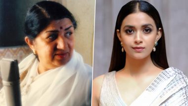 Lata Mangeshkar Dies: Keerthy Suresh Condoles Demise of the India’s Nightingale, Says ‘Indian Cinema Has Lost One of It's Gems’