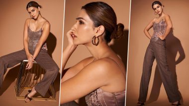 Kriti Sanon Looks Like a Goddess in an All Brown Outfit, Declares the Colour As the ‘New Neutral’ (View Pics)