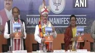 India News | BJP Manifesto for Manipur Elections Promises Free Scooty, Laptop, AIIMS, Two LPG Cylinders