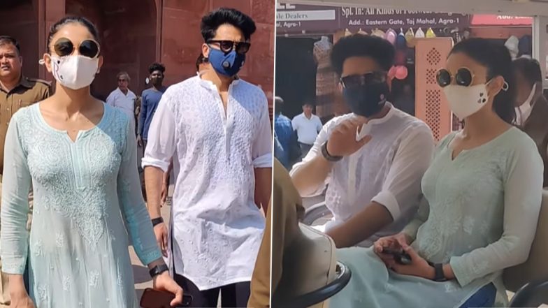 Lovebirds Rakul Preet Singh and Jackky Bhagnani Visit Taj Mahal in Agra; Video Goes Viral!