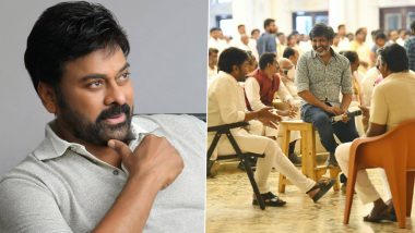 Chiranjeevi Recovers From COVID-19, Actor Shares Pics From the Sets of Mohan Raja’s Upcoming Directorial Godfather