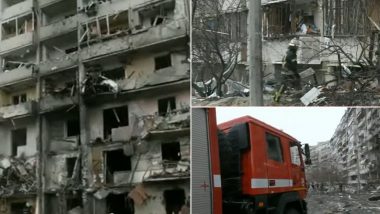 Anchor Sheds a Tear Live on Air When She Sees Pictures of Her Family Home Destroyed by Russian Forces in Kyiv (Watch Video)