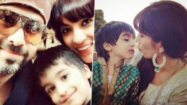 Emraan Hashmi Shares Photo of Son Ayaan About to Kiss His Mother, Says 'Like Father, Like Son' (View Pic)
